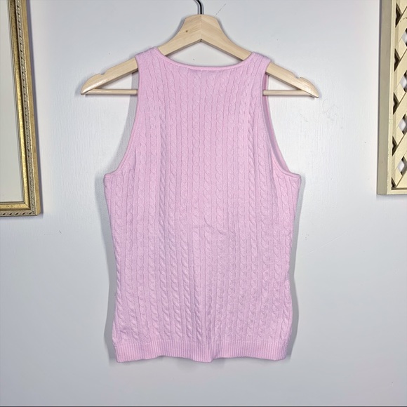 Y2K Gap Cable Knit Halter Neck Top M - Picture 2 of 9